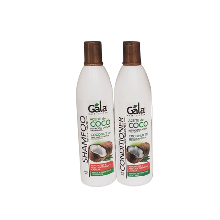 Gala Hair System Shampoo & Conditioner Coconut Oil 13oz
