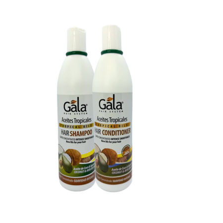 Gala Hair System Shampoo & Conditioner Avocado & Aloe Vera 13oz
