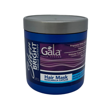 Gala Silver Bright mascarilla 16 oz matizador para rubios y canas