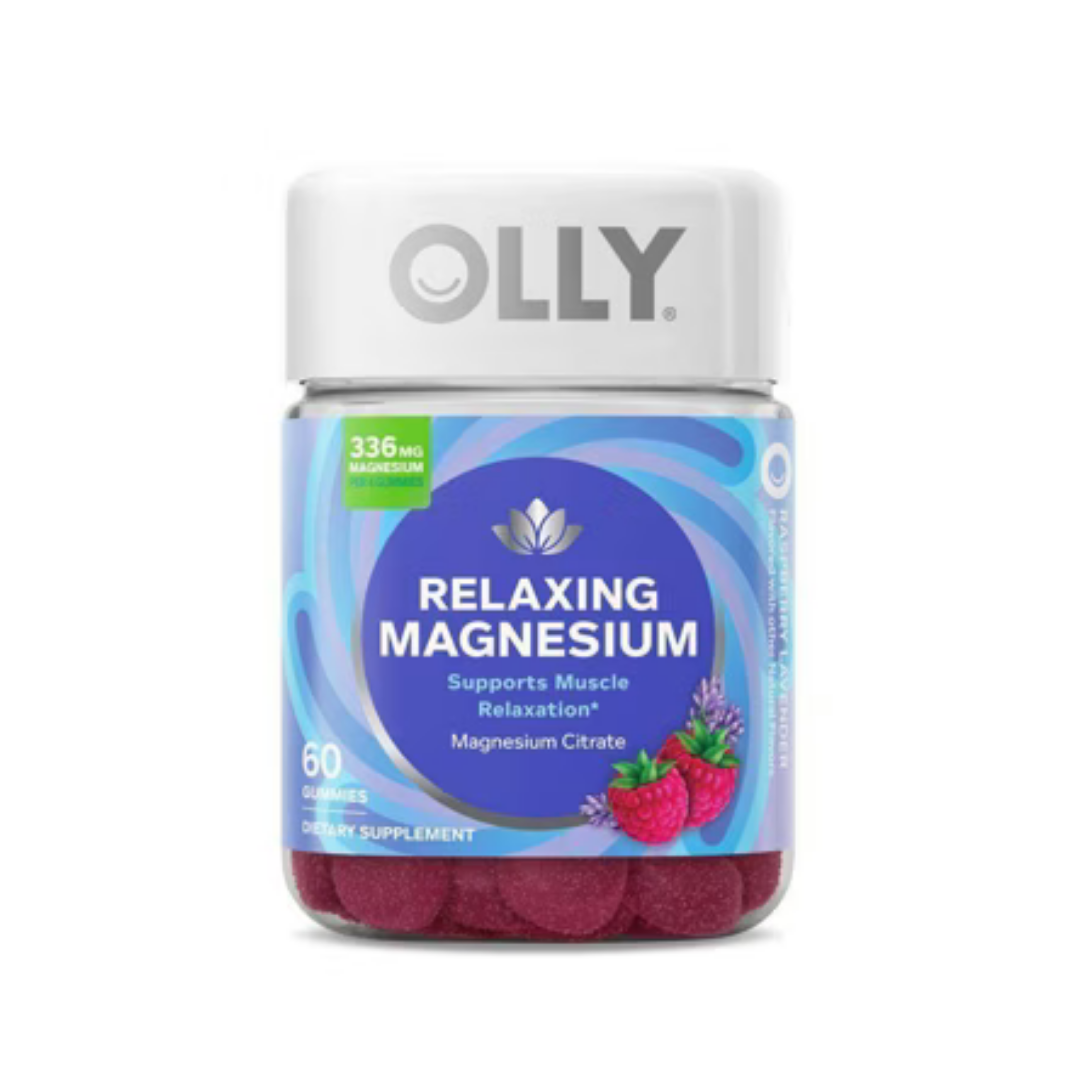 Gomitas de magnesio OLLY Relaxing sabor Raspberry Lavender 60 unidades