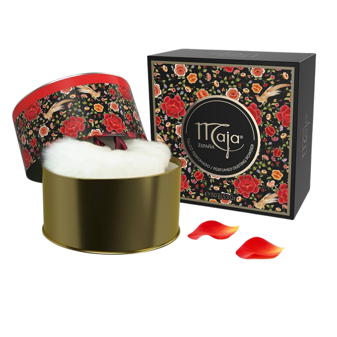 Maja Perfumed Dusting Powder talco perfumado con borla 5.3oz