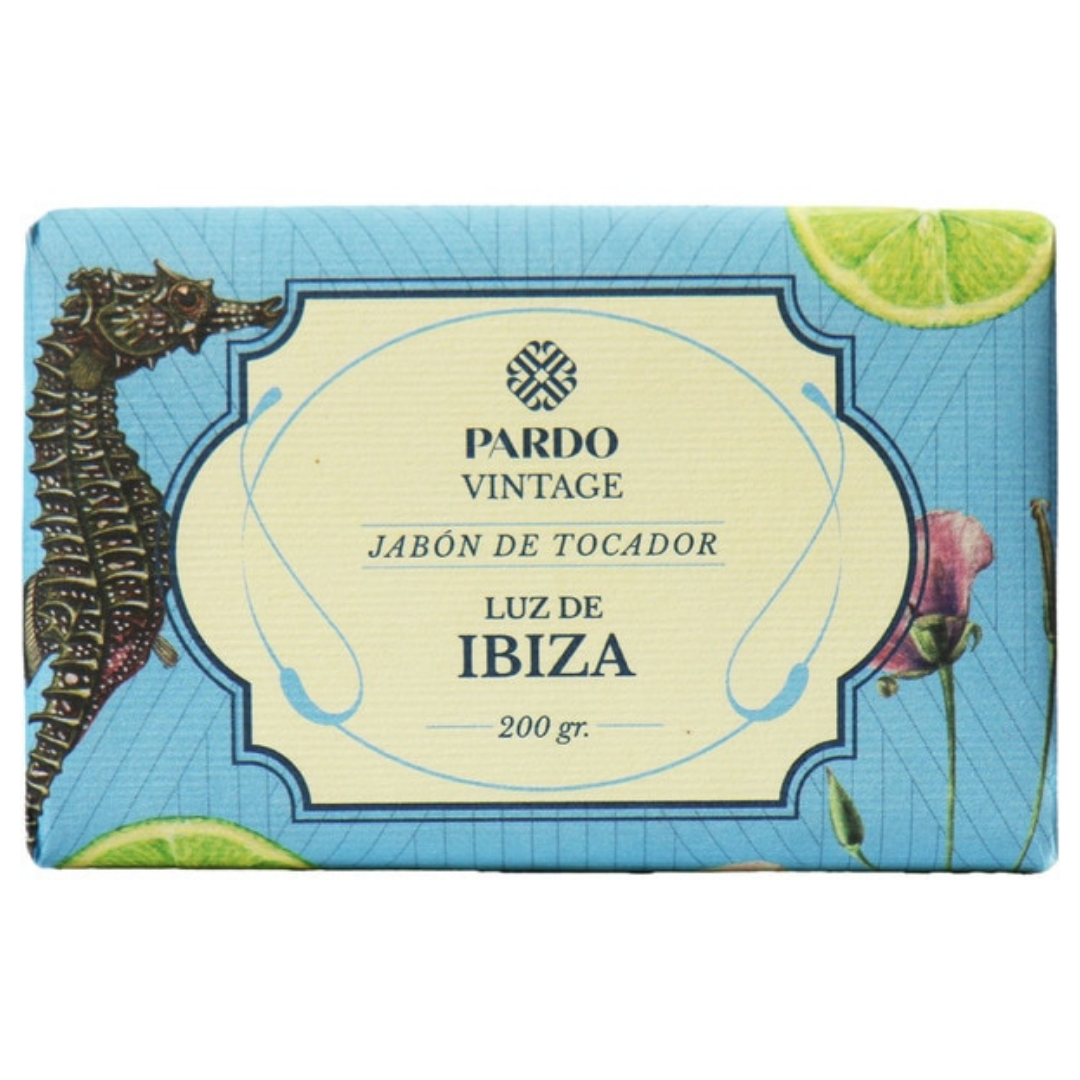 Pardo Vintage Soap Luz de Ibiza jabón tocador lima 200g