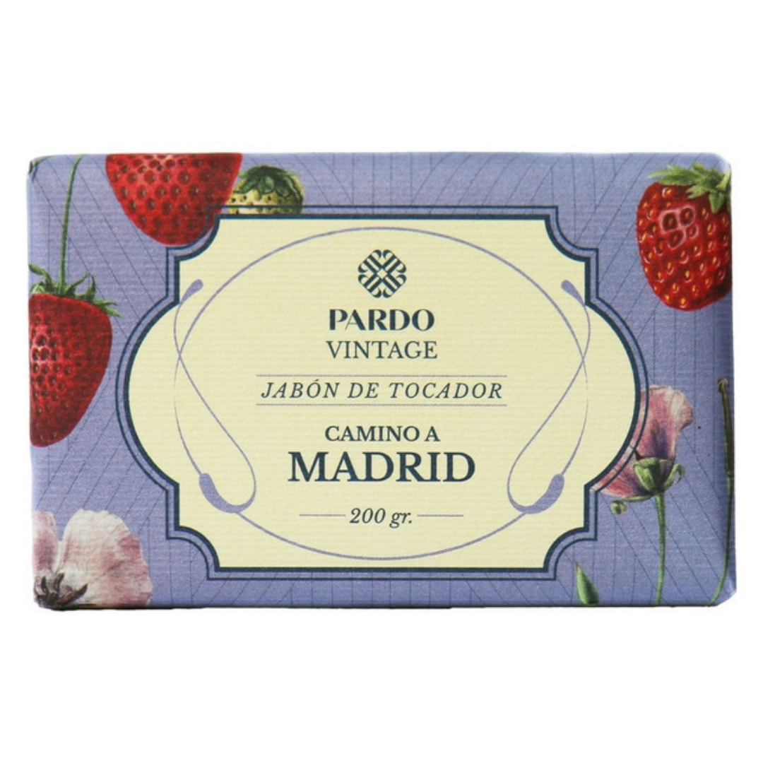 Pardo Vintage Soap Camino a Madrid jabón tocador fresa 200g