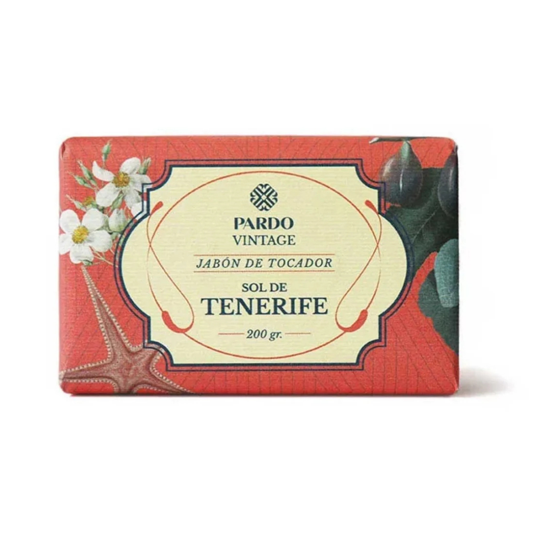 Pardo Vintage Soap Sol de Tenerife jabón tocador higo gardenia 200g