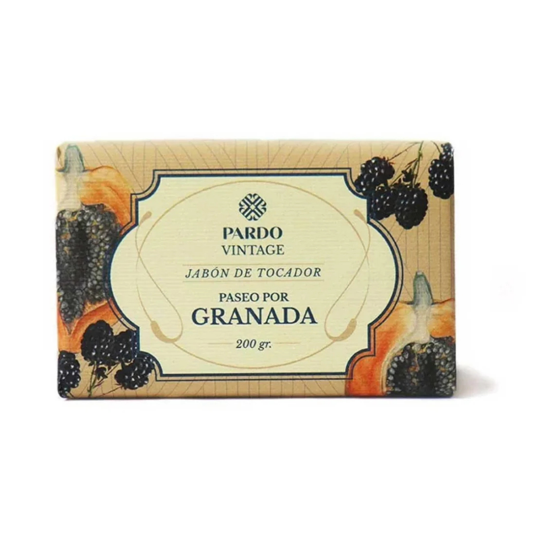 Pardo Vintage Soap Paseo por Granada jabón tocador moras 200g