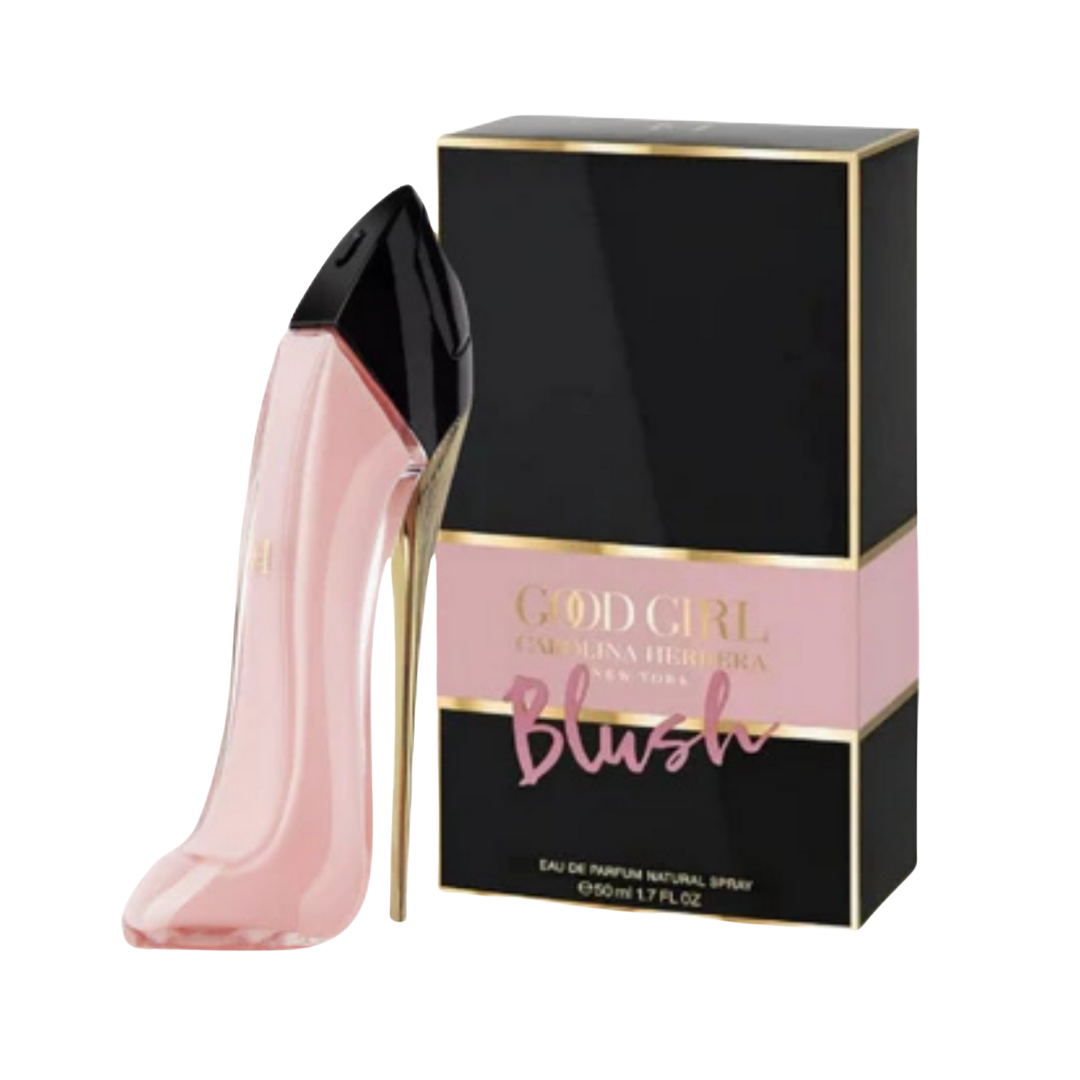 Perfume Carolina Herrera Good Girl Blush botella en forma de zapato rosa de 50ml.