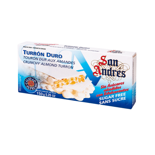 Turrón duro sin azúcar crujiente 150g