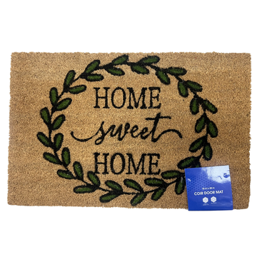 Home Sweet Home Coir Door Mat 18x28 tapete entrada fibra coco