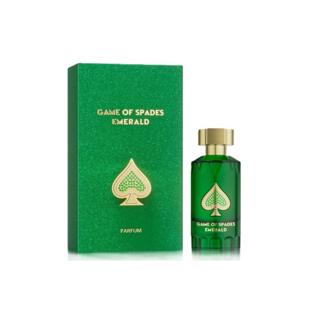 Perfume Jo Milano Paris Game of Spades Emerald botella verde 100ml