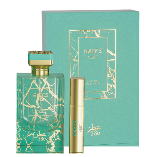 Jo Milano Raees Vert Eau de Parfum Spray Men fragancia elegante 3.4oz