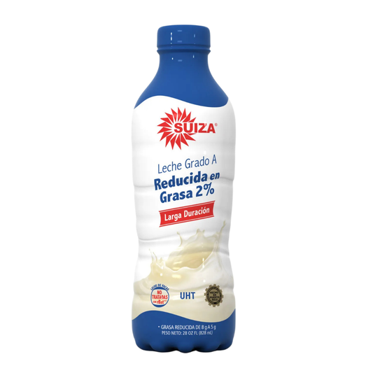 Leche Suiza Larga Duración 2% reducida en grasa 28oz