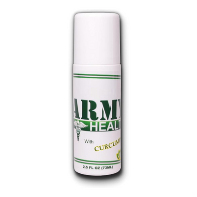 Army Heal with Curcumin 100% Natural Pain Reliever Joint and Muscle pain 2.5oz