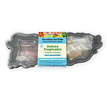 El Boricua Assorted Tropical Candy Tray (9oz) image