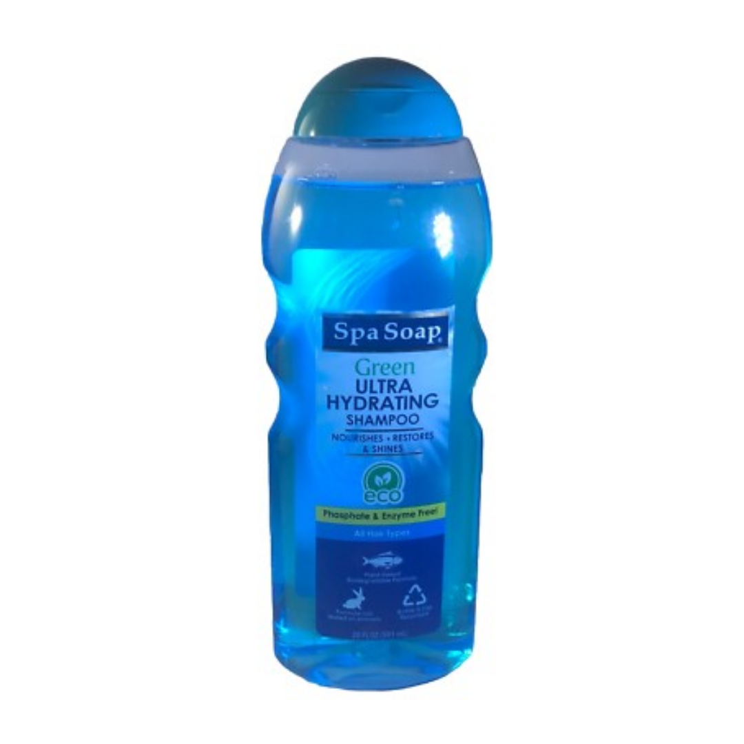 Shampoo Spa Soap Green Ultra Hydrating biodegradable de 20oz