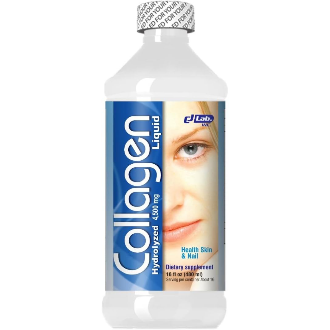 Collagen 4500mg Liquid Supplement colágeno hidrolizado 16oz