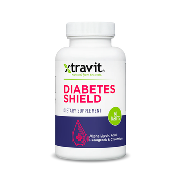 Suplemento Xtravit Diabetes Shield con ácido alfa lipoico y cromo