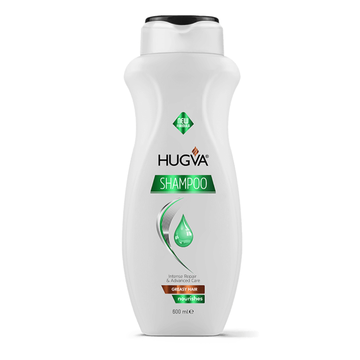 HUGVA Shampoo Greasy Hair 600ml, controla grasa y da frescura