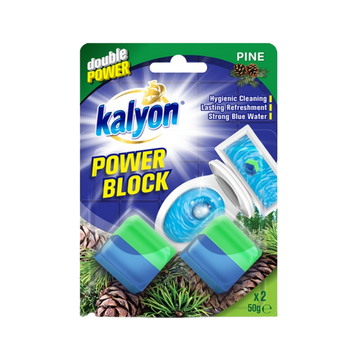 Kalyon Power Rezervuar Block Pine inodoro fragancia pino 2x50g