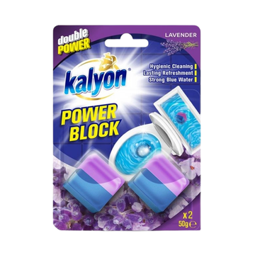 Kalyon Power Rezervuar Block Lavender inodoro lavanda 2x50g