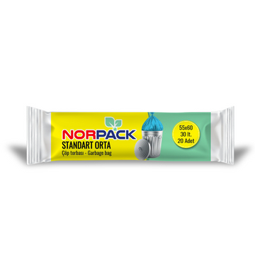 NorPack Standard Orta Garbage Bags  30 L (20 Bags)