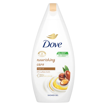 Dove Nourishing Care Shower Gel Argan Oil 400ml jabon liquido argán