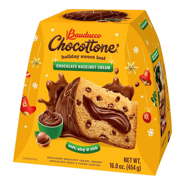 Panettone Hazelnut Italian Cake (16oz)