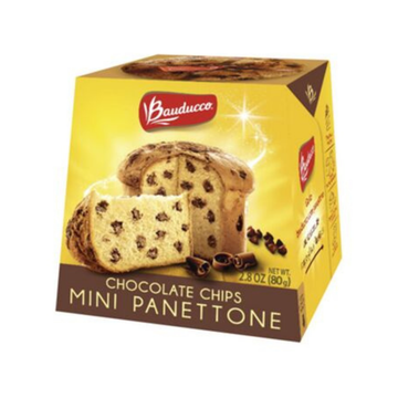 Mini panettone nutella bizcocho italiano relleno 2.8oz