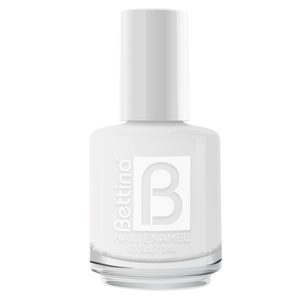 Esmalte Bettina White 1200 blanco puro intenso uñas clásicas