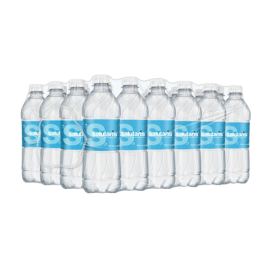 Salutaris Mineral Water agua mineral 16oz 24 pack