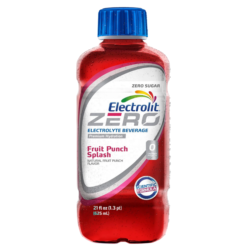Electrolit Zero Fruit Punch Hydration Beverage (21oz)