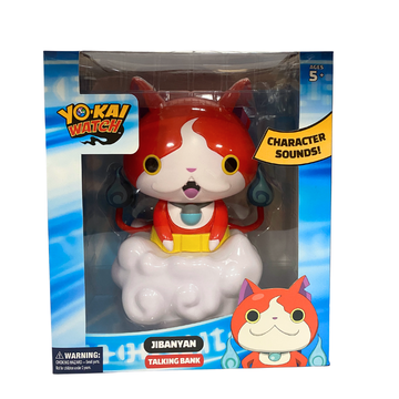 Yo-Kai Watch Jibanyan Talking Bank alcancía parlante gato rojo figura