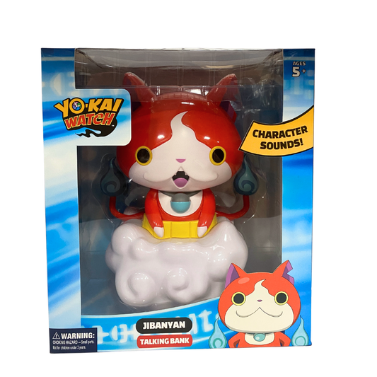 Yo-Kai Watch Jibanyan Talking Bank alcancía parlante gato rojo figura