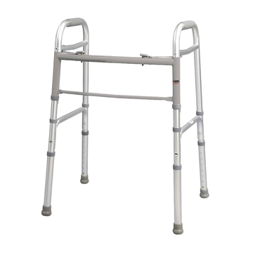 Drive Medical Folding Walker de aluminio, ligero y ajustable para adultos