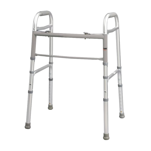 Drive Medical Folding Walker de aluminio, ligero y ajustable para adultos