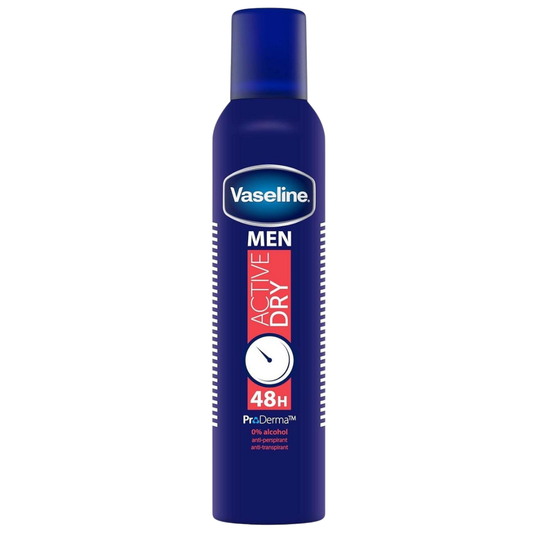 Desodorante Vaseline Men Active Dry spray 250ml protección 48h para hombres