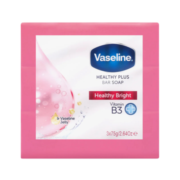 Vaseline Healthy Plus Healthy Bright Bar Soap jabón en barra Vitamina B3