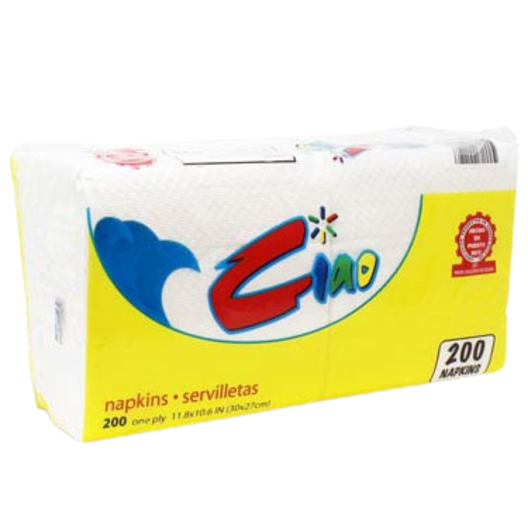 Ciao Napkins 200ct servilletas papel economicas