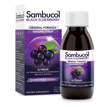 Sambucol Black Elderberry Original Syrup refuerzo inmunológico 4oz