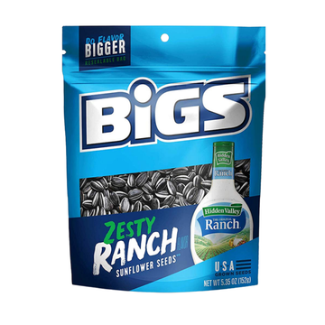 BIGS Sunflower Seeds Ranch Flavor 5.35oz semillas girasol ranch