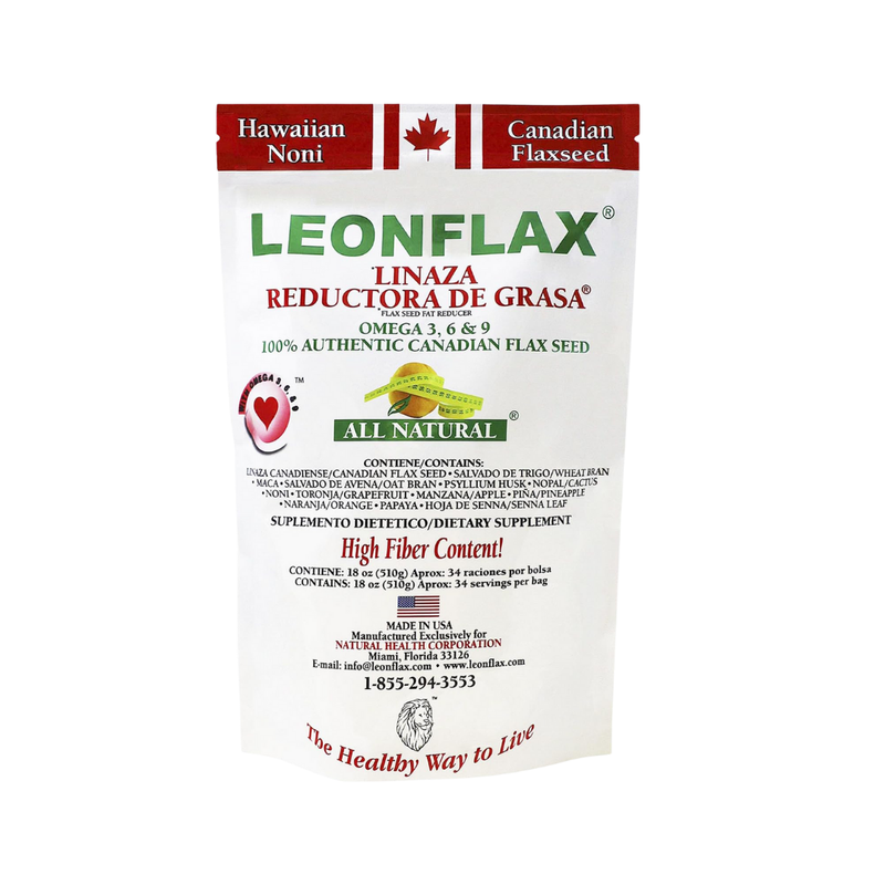 Leonflax Golden Flaxseed Ground Linaza (18oz)