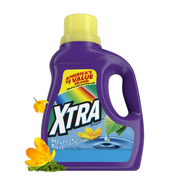 XTRA Mountain Rain detergente líquido 139.2oz