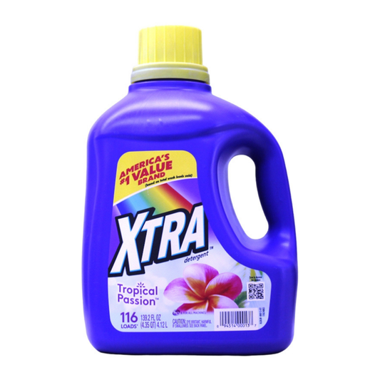 XTRA Tropical Passion detergente líquido 139.2oz