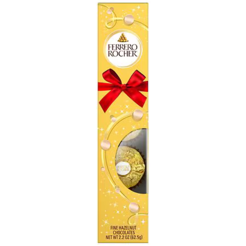 Ferrero Rocher Fine Hazelnut Milk Chocolate Gift Box (5 ct)