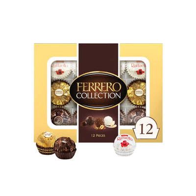Ferrero Collection Fine Assorted Confections Gold Gift Box (12ct)