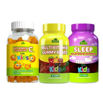 Alfa gomitas vitaminas niños pack variedad 60 ct