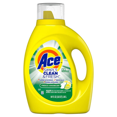 Ace Detergente líquido Simply Fresco Amanecer – 84 oz