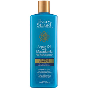 Every Strand Shampoo Hidratante Argan Oil con Macadamia, 13.5 oz