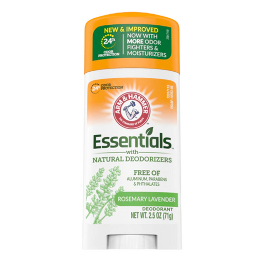 Desodorante Arm & Hammer Essentials Romero Lavanda (2.5 oz) – protección 24 h