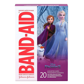 curitas Band-Aid Frozen para niños 20 ct