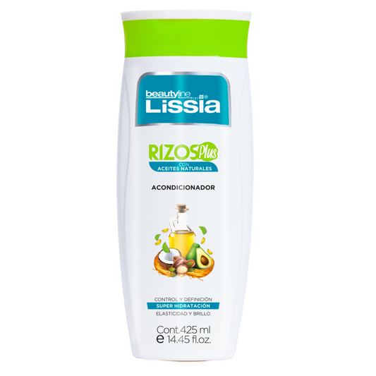 Beauty Line Lissia Rizos Acondicionador 8 oz con aceites de jojoba y almendra